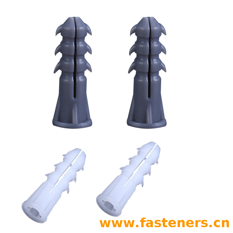 Plastic Expansion Drywall Anchors,ribbed Plastic Anchor Buy Plastic