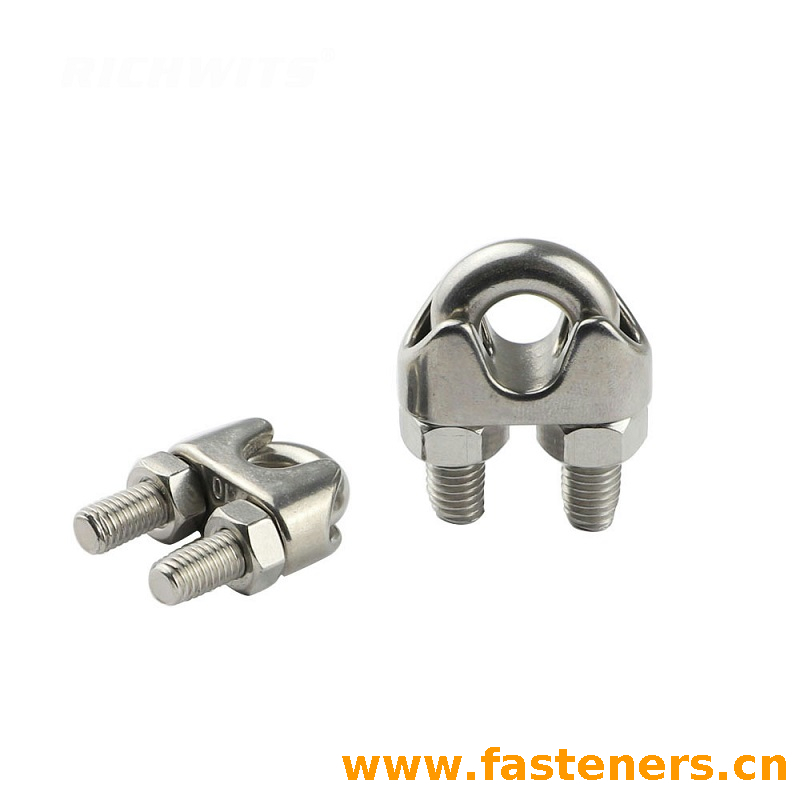 DIN741 Stainless Steel Wire Rope Clamps for Cable End Connections ...